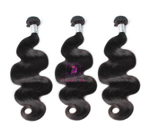 3 Hair Bundles-10A Malaysian BodyWave Hair