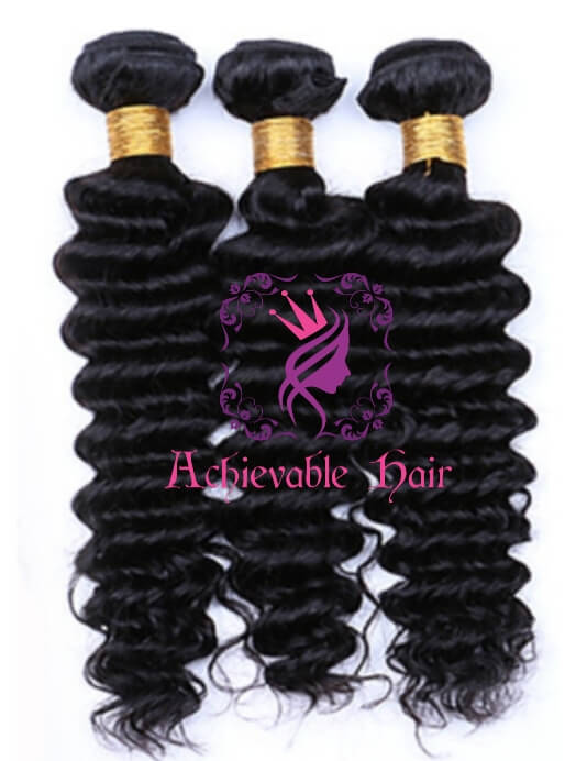 3 Hair Bundles -10A Peruvian Deep Wave