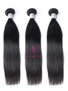 3 Hair Bundles -10A Brazilian Straight Hair